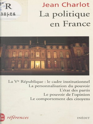 cover image of La politique en France